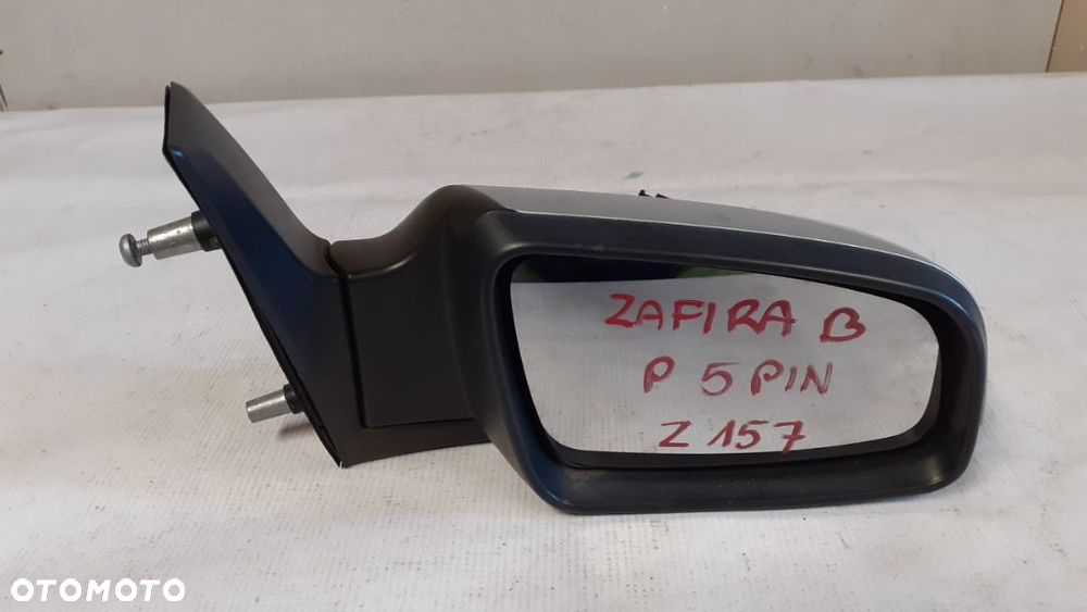LUSTERKO ELEKTRYCZNE PRAWE OPEL ZAFIRA B 5PIN Z157 - 2