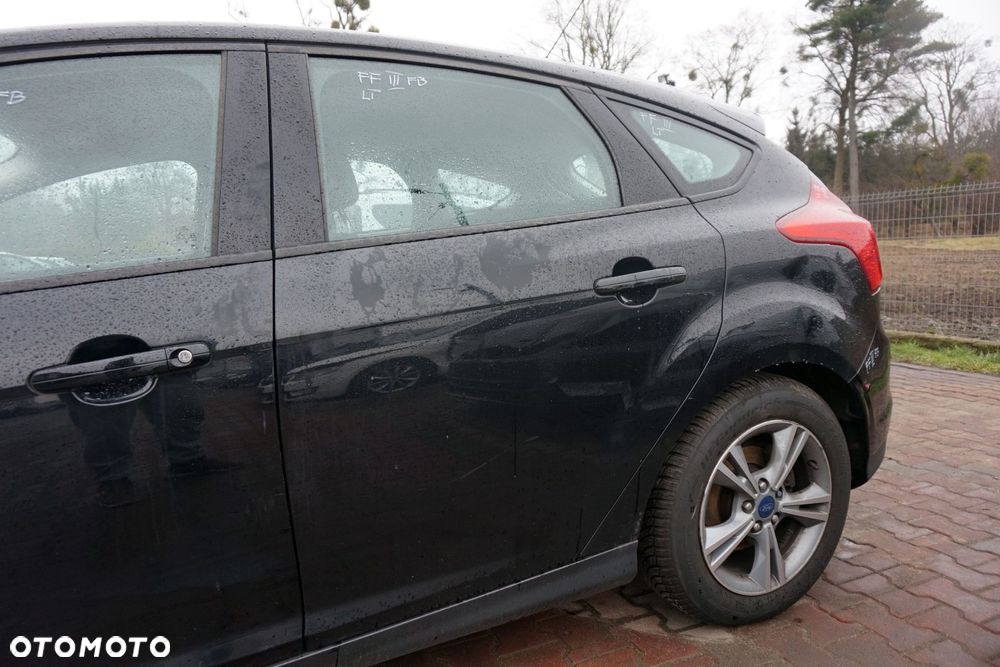 DRZWI TYLNE LEWE FOCUS III MK3 5D HB FB  CZARNY FORD 2010-2014 - 2