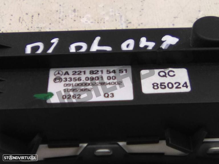 Botão Modo Desportivo A22182_15451 Mercedes S W221 Sedan [2005_ - 5