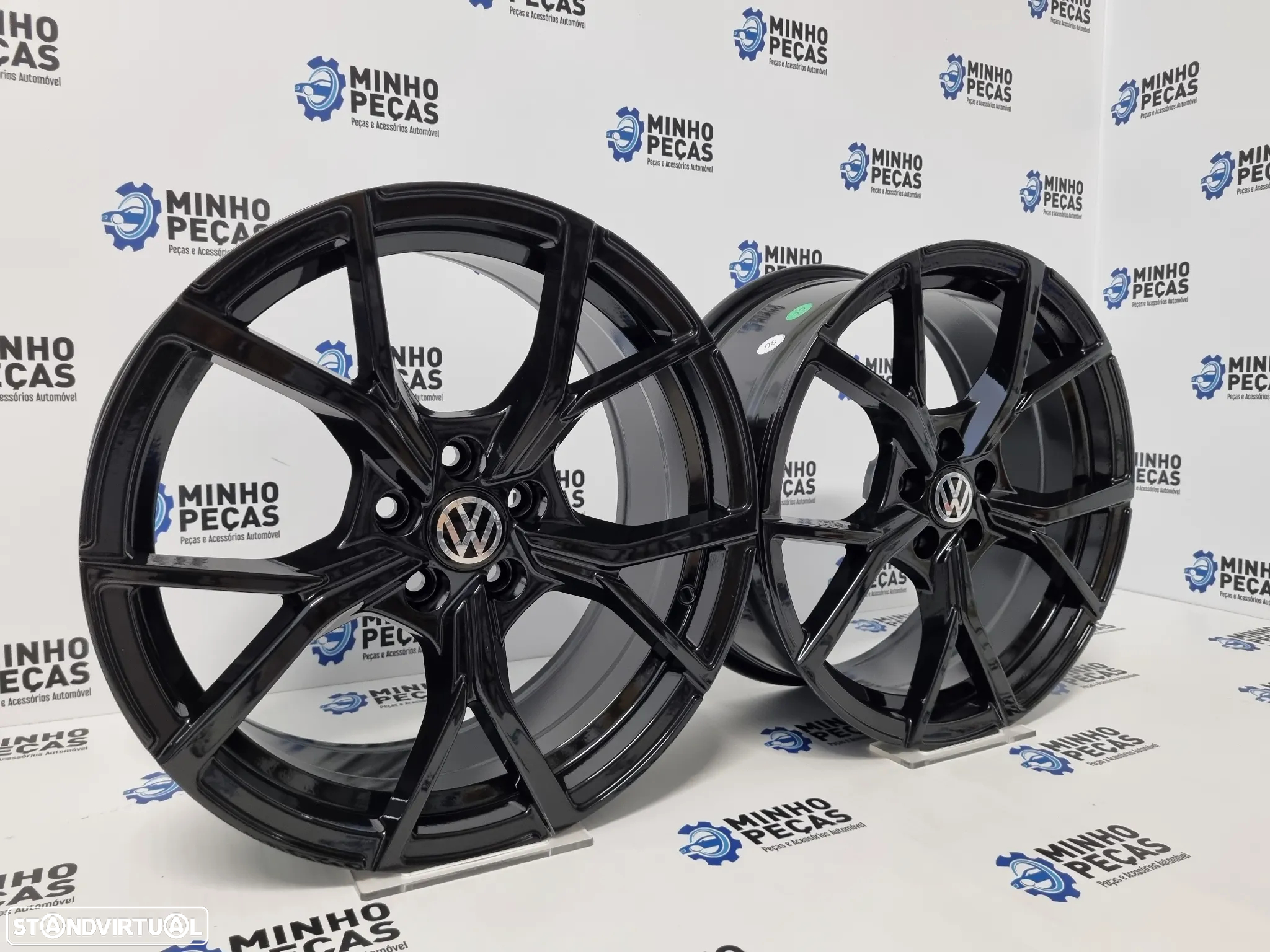 Jantes New Golf R 2021 em 17 (5x100) Preto Brilho - 3