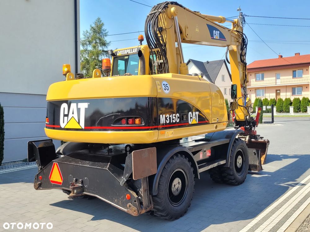 Caterpillar M315C / ROTOTILT ze szczypcami / ZADBANY EGZEMPLARZ / - 4