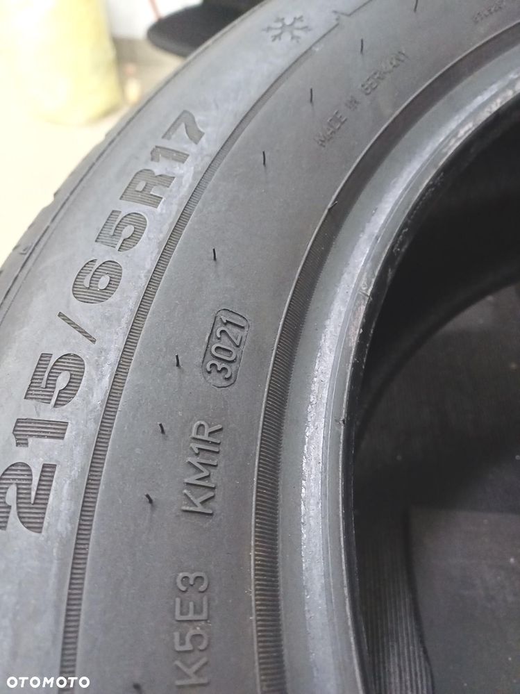 2x 215/65R17 dunlop 2021r opony zimowe 7mm 52816 - 4
