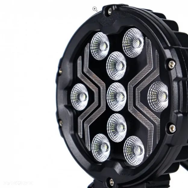 Lampa robocza X-SPIDER 9 LED okrągła halogen LED 12/24V moc 18W IP67 - 13