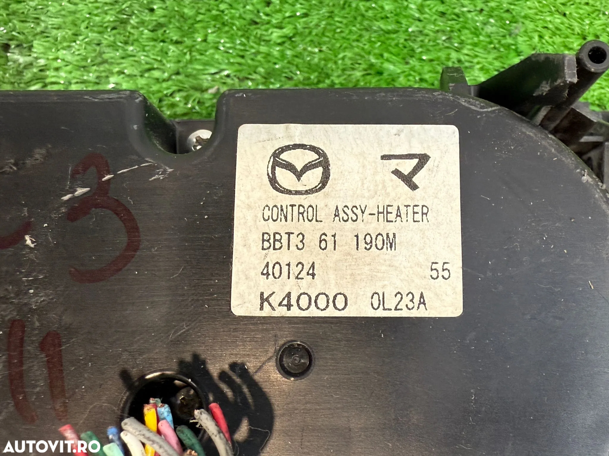 PANOU CENTRAL COMANDA CLIMA MAZDA 3 2.2 DIESEL 2011 COD OEM BBT361190M 2009-2013 - 8
