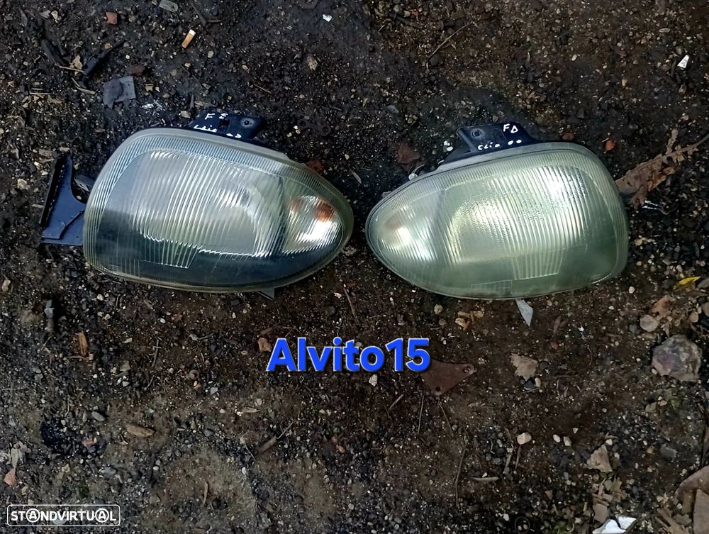 Farol Renault Clio  2000 - esquerdo - direito