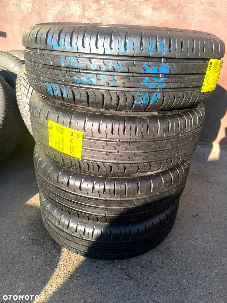 175/65R14 82T Opony Letnie Lato CONTINENTAL ContiEcoContact 3 7mm Legnica ALU-RAD 21r. DEMO J.NOWE 175/65 - 1
