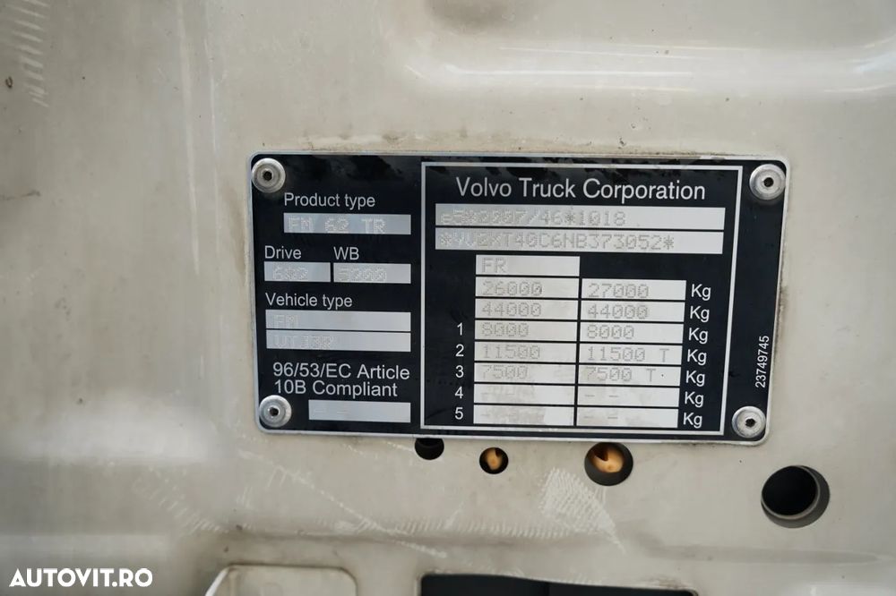 Volvo FM 500 / REFRIGERAT / 6X2 / CHERAU / 8.5 M / CARRIER SUPRA / MULTIMEMBRU / I-SHIFT / DHOLLANDIA LIFT / PUNTE DE DIRECȚIE ȘI RIDICARE / - 39
