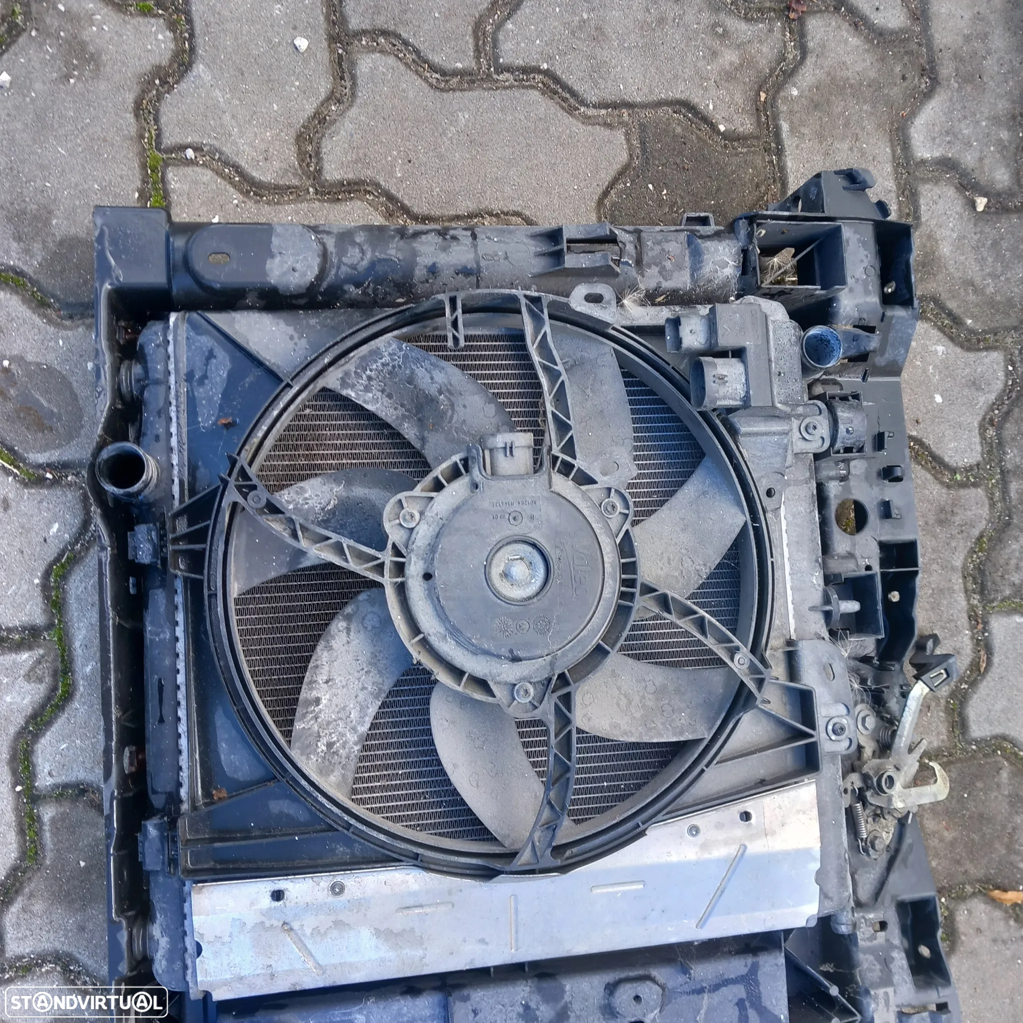Frente fibra com radiador agua  e ventilador peugeot 207 96732223 - 5