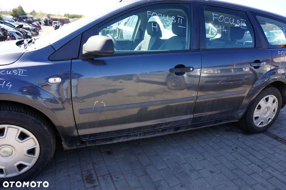 DRZWI PRZEDNIE LEWE FOCUS II MK2 KOMBI H4  SZARY SEA GREY FORD 2004-2008 - 4
