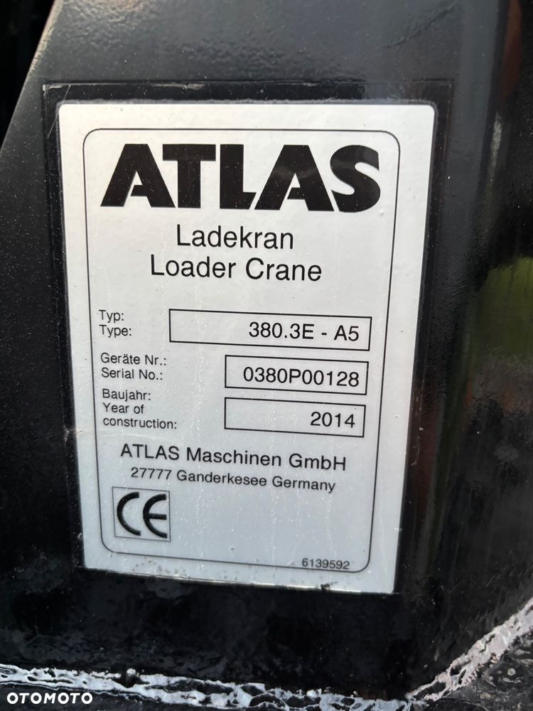 Mercedes-Benz Actros Atlas 380.3E-A5 Óś Skrętna Podwieszana Stan Idealny - 12