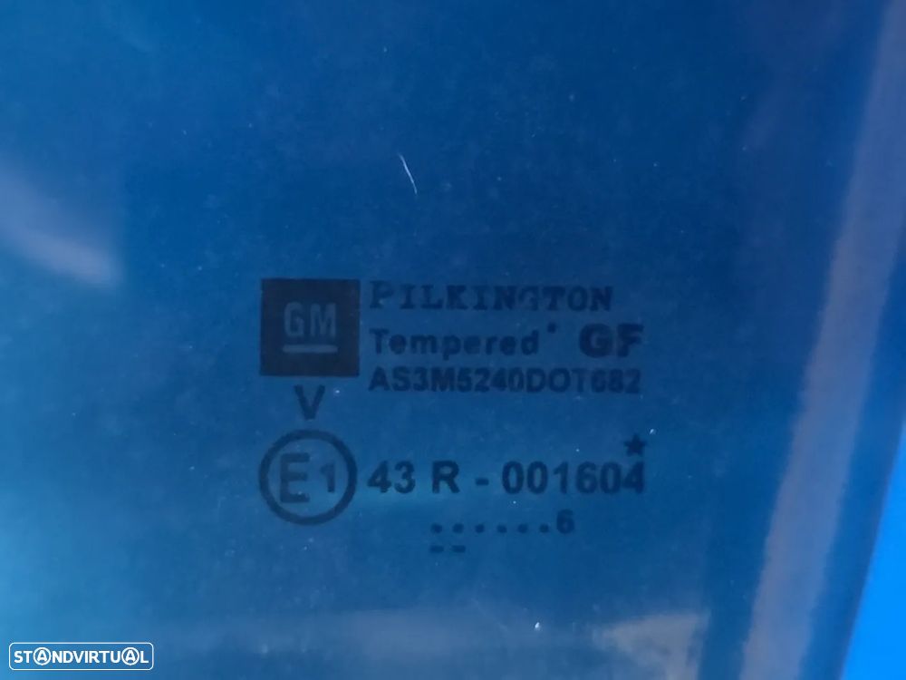 Vidro da porta traseira esquerda vidro laterais Opel Signum 2003- Hatchback - 4