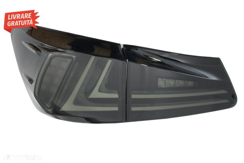 Stopuri Full LED LEXUS IS XE20 (2006-2012) Light Bar Facelift New XE30 Design Fumu- livrare gratuita - 3
