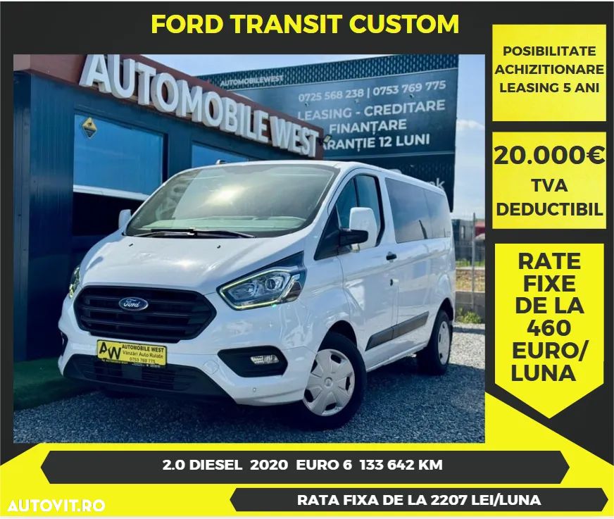 Ford Transit Custom  Kombi 320 2.0 EcoBlue 105 CP L1H1 Trend