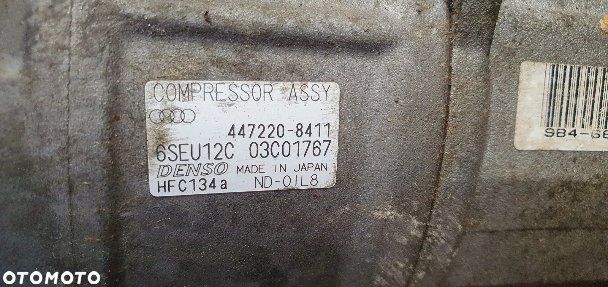 Sprężarka klimatyzacji pompa klimy Audi A4 B6 8E0260805G - 8