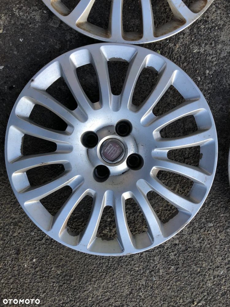 Kołpaki Oryginalne R15 Fiat 735481016 Komplet - Gwarancja Wysyłka - 4