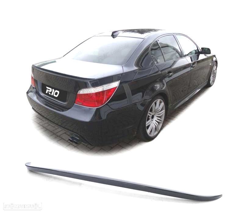 AILERON LIP SPOILER BMW E60 03-10 PRETO BRILHANTE - 1