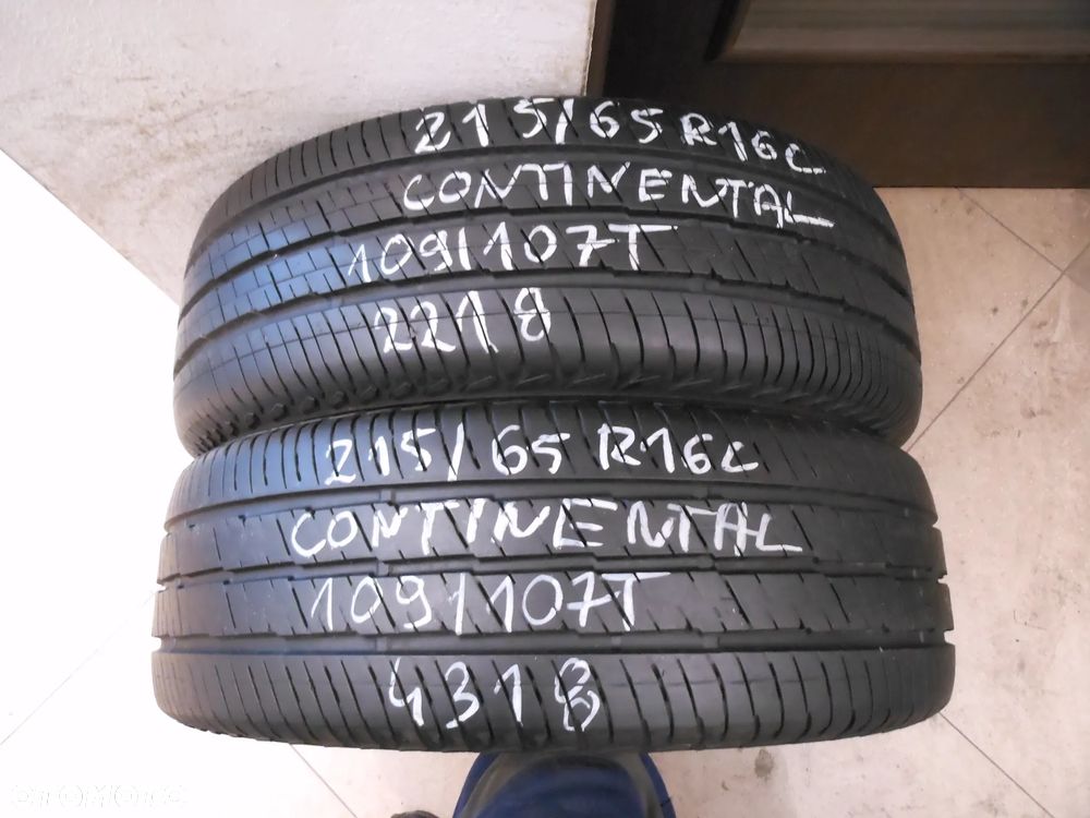 Opony 215/65r16c continental vanco 2 7,6mm lato para - 1