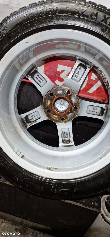 ALUFELGI +OPONY ZIMOWE 225/50 17" 5x120 ET42 OPEL INSIGNIA - 5