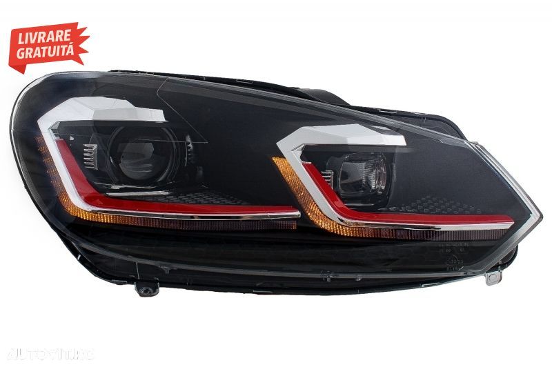 Faruri LED si Stopuri FULL LED VW Golf 6 VI (2008-2013) Facelift G7.5 GTI Design R- livrare gratuita - 4