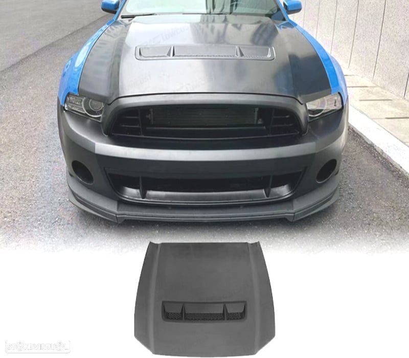 CAPO FORD MUSTANG V6 GT 10-14 LOOK GT500 ALUMINIO - 1