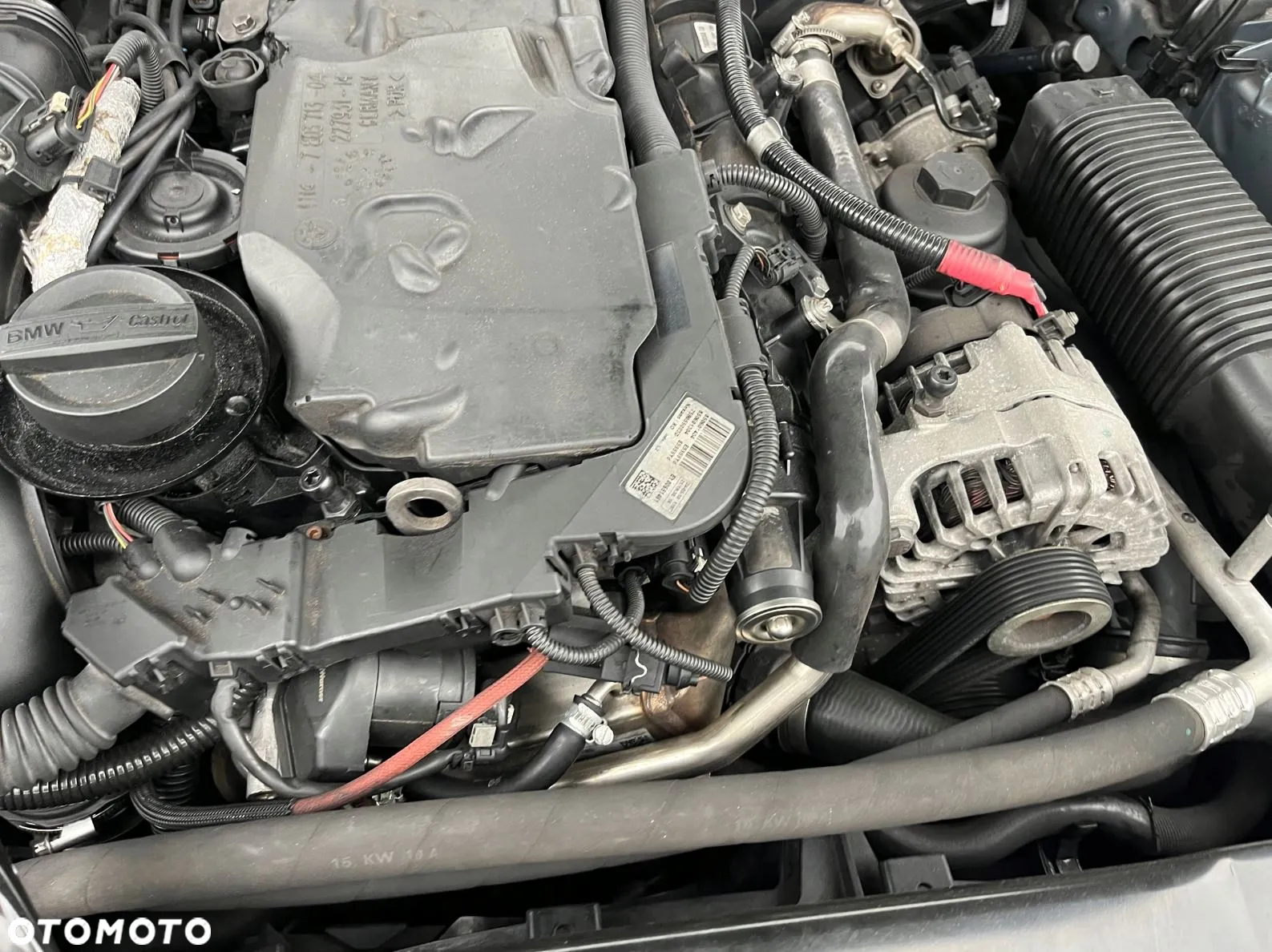SILNIK BMW N57D30B 313KM W AUCIE DO ODPALENIA PERFEKT STAN - 8