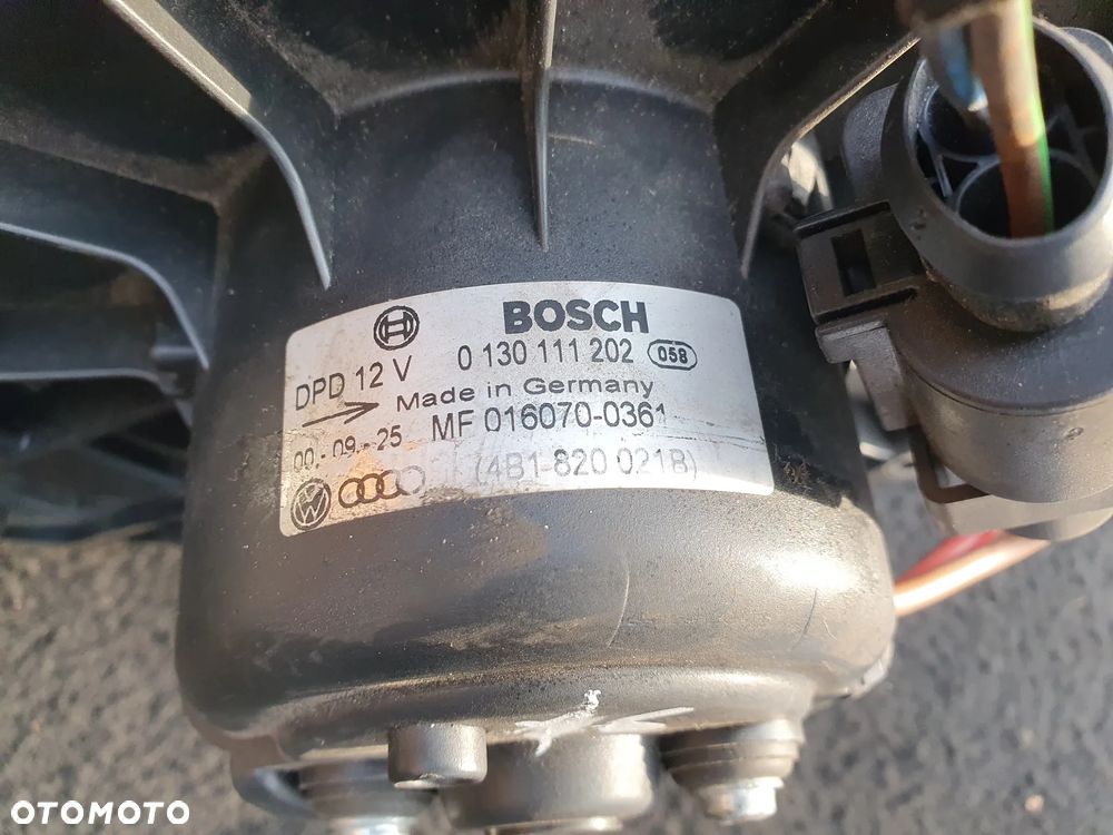AUDI A6 C5 WENTYLATOR DMUCHAWA NAWIEWU MF016070-0361 MF016070-0362 4B1820021B 0130111202 BOSCH POSI - 9