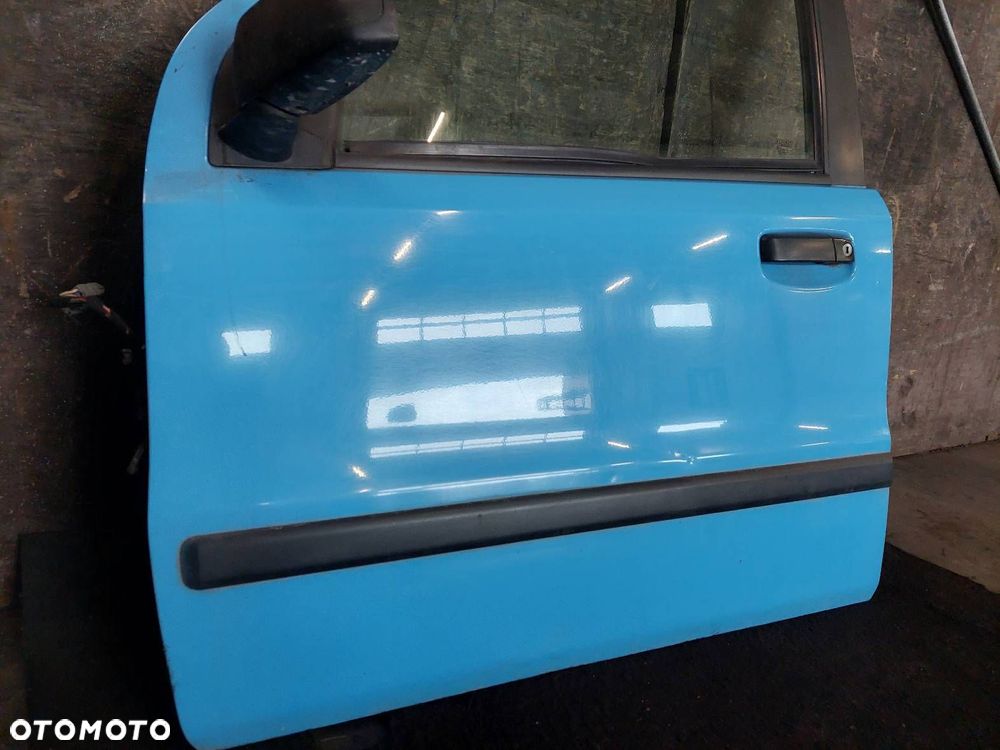 DRZWI KOMPLETNE LEWY PRZÓD + LUSTERKO LEWE MANUALNE FIAT PANDA II 793 - 2