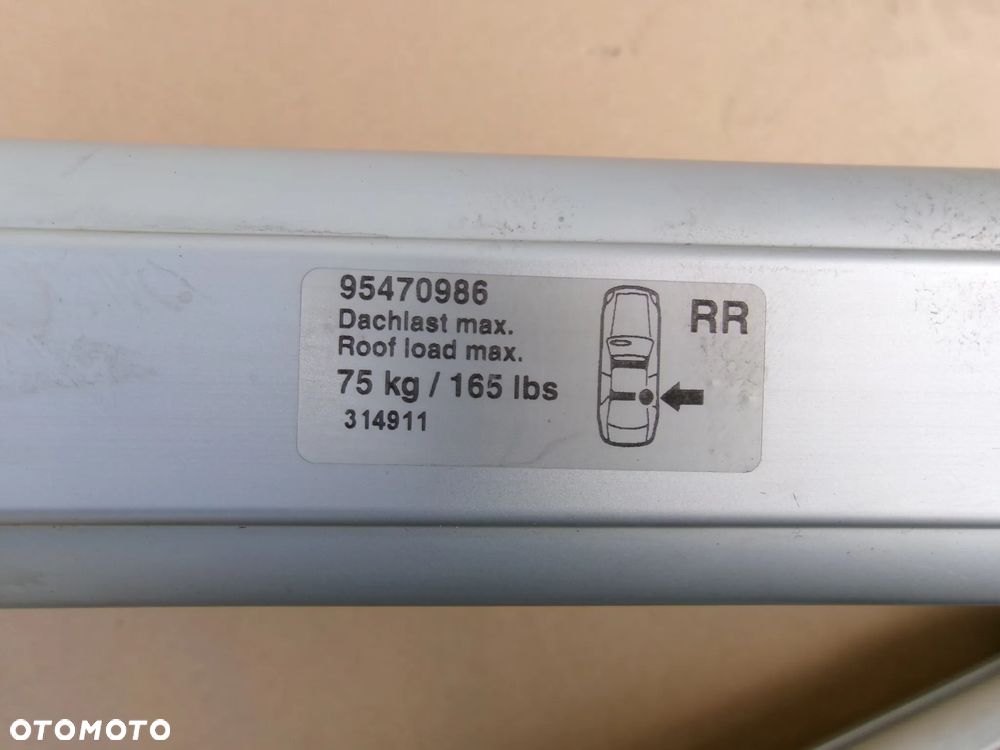 Bagażnik dachowy belki Chevrolet Trax 95470986 - 8