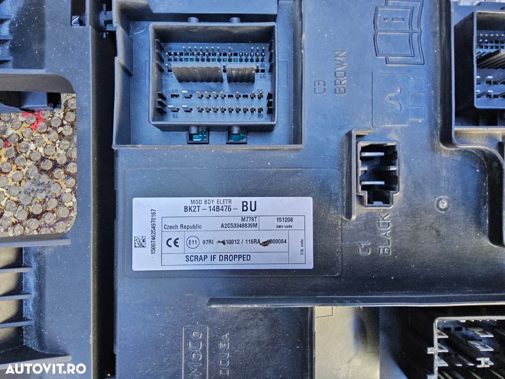 Kit Pornire Ford Transit Custom 2.2 euro 5 cip cheie ecu calculator modul sid208 sid 208 - 3