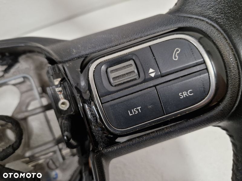 citroen c3 aircross 1 i kierownica multifunkcja skóra skórzana 98118752zd - 3