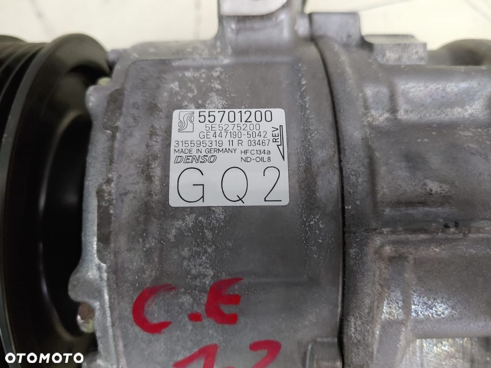 OPEL CORAS E / D, 1.2 / 1.4 KOMPRESR KLIMATYZACJI GE 447190-5042 GQ2 JAK NOWY - 2