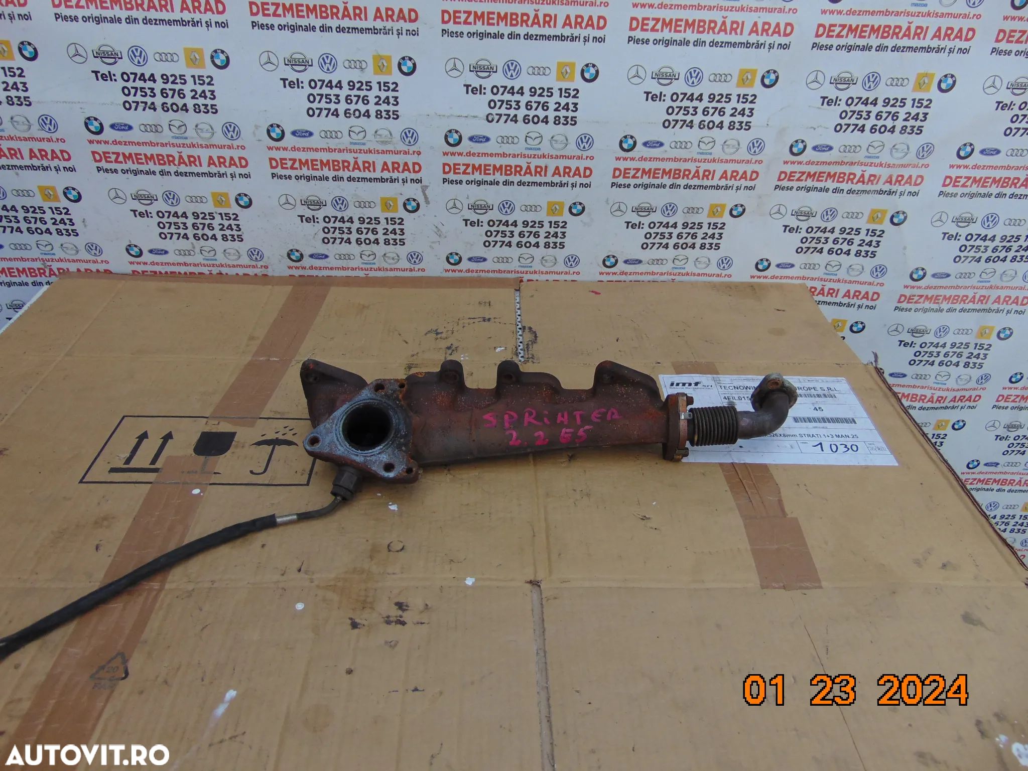 Galerie evacuare Mercedes Sprinter 2.2 euro 5 w906 vito w639 2009-2016 - 1