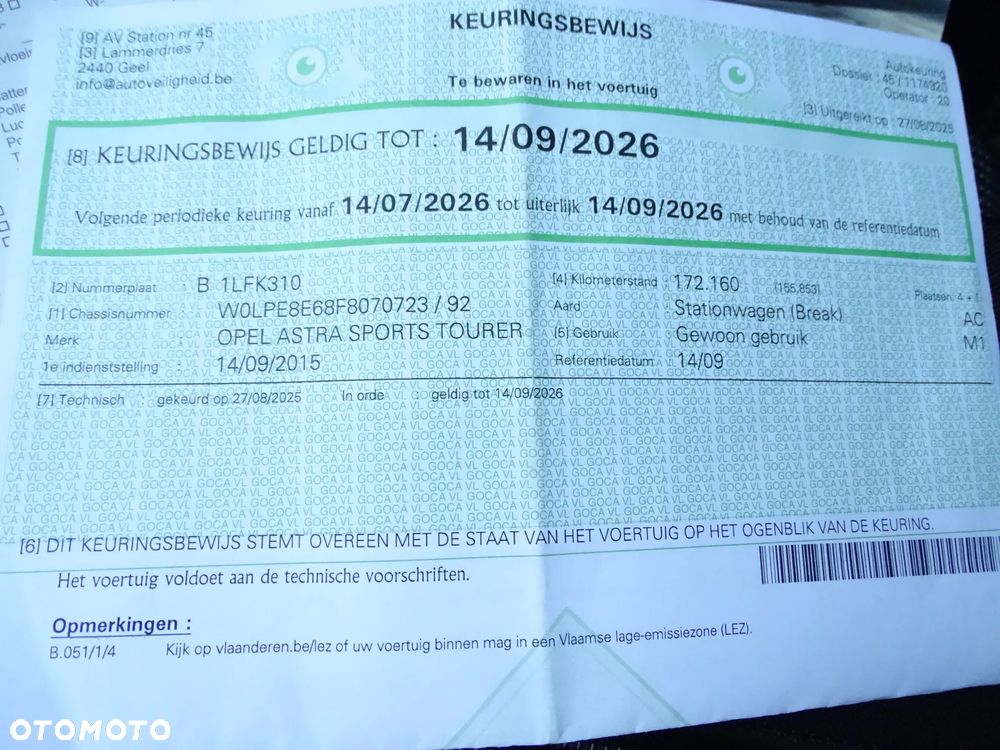 Opel Astra 1.6 CDTI DPF ecoFLEX TourerStart/Stop Exklusiv - 13