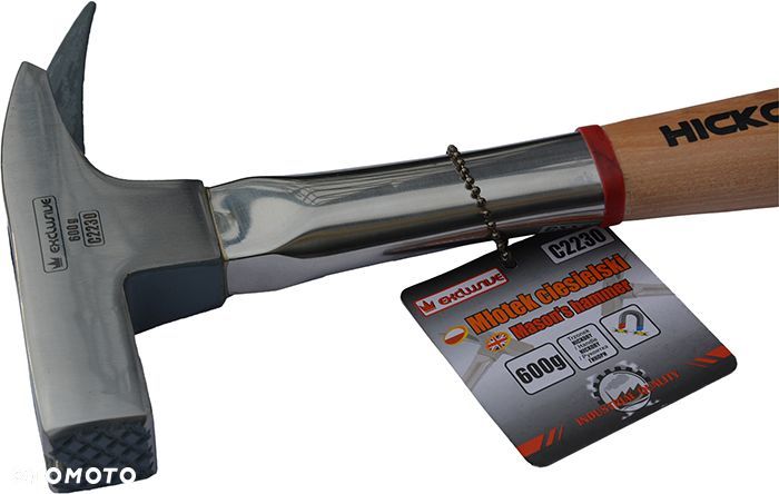 MŁOTEK CIESIELSKI DEKARSKI MONOBLOCK STALOWY 600 G - 2