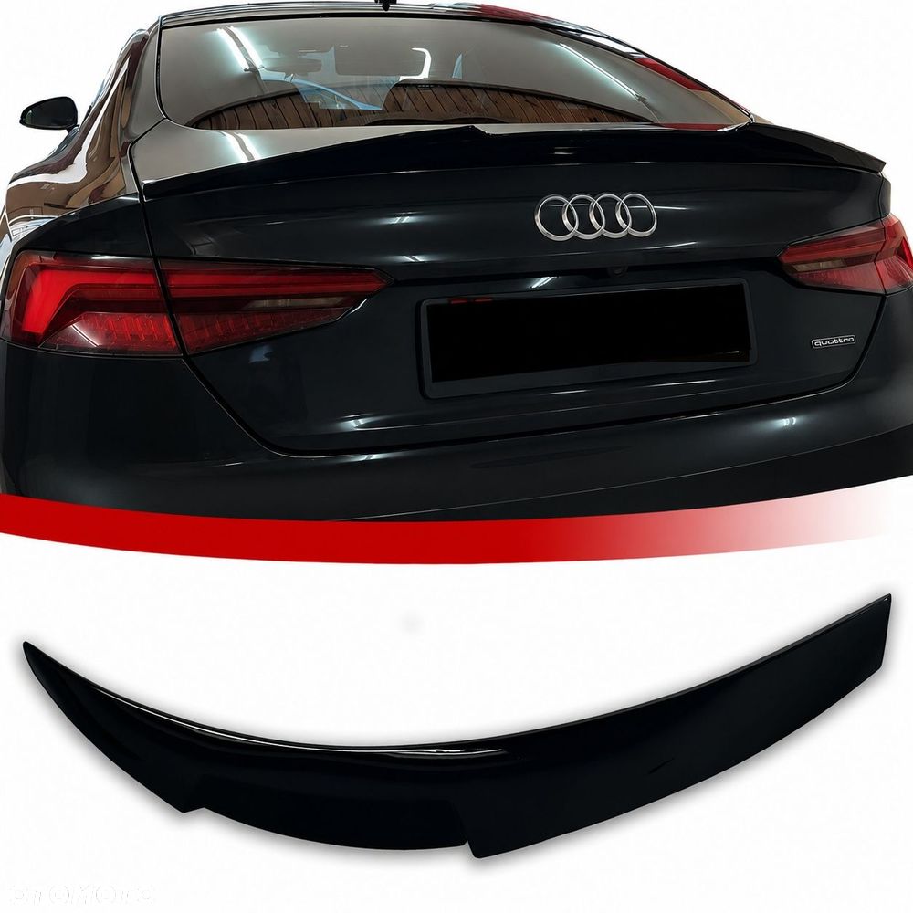Audi A5 F5 Lotka Spoiler Tylna Dokładka Klapy M4 look Czarny Połysk