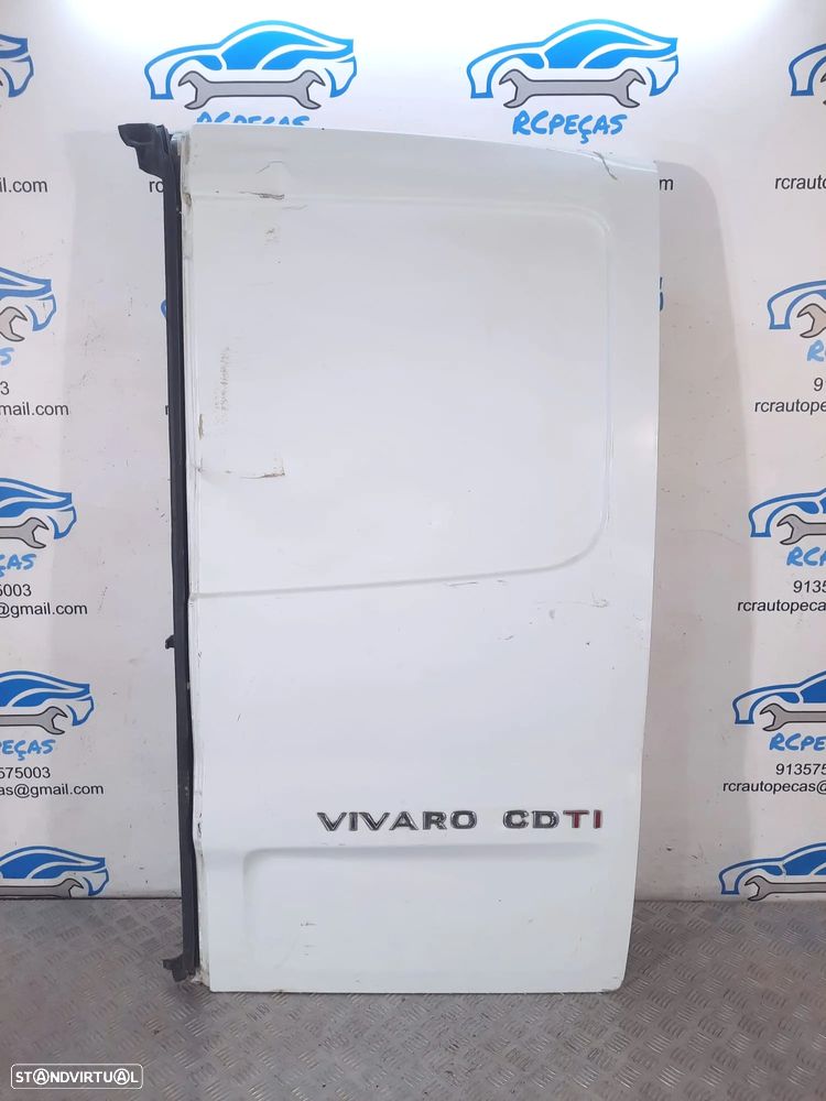 PORTA TAMPA MALA OPEL VAUXHAL VIVARO RENAULT TRAFIC NISSAN PRIMASTAR PUXADOR FECHO 3°STOP - 4