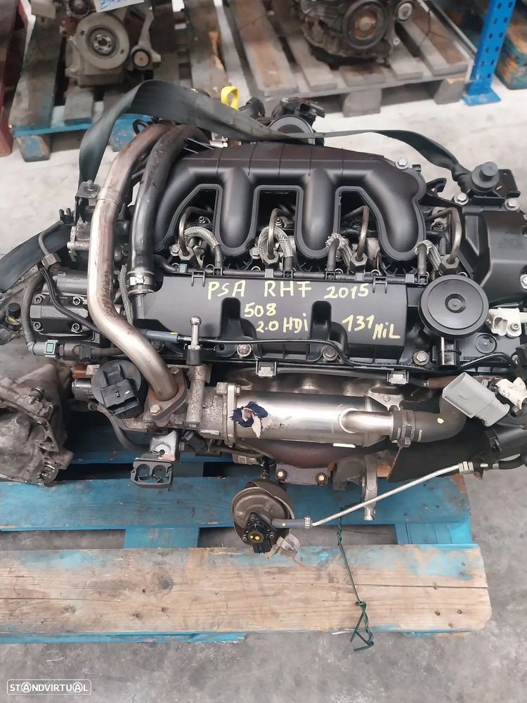 Motor Peugeot 508 2.0Hdi ano 2015 Ref:RHF - 7
