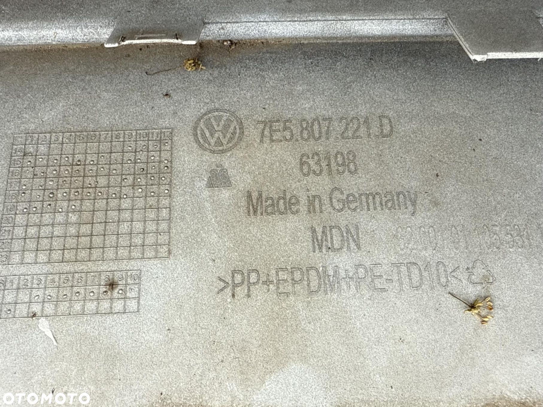 VW T6 MULTIVAN ZDERZAK PRZEDNI PRZÓD 7E5807221D - 8