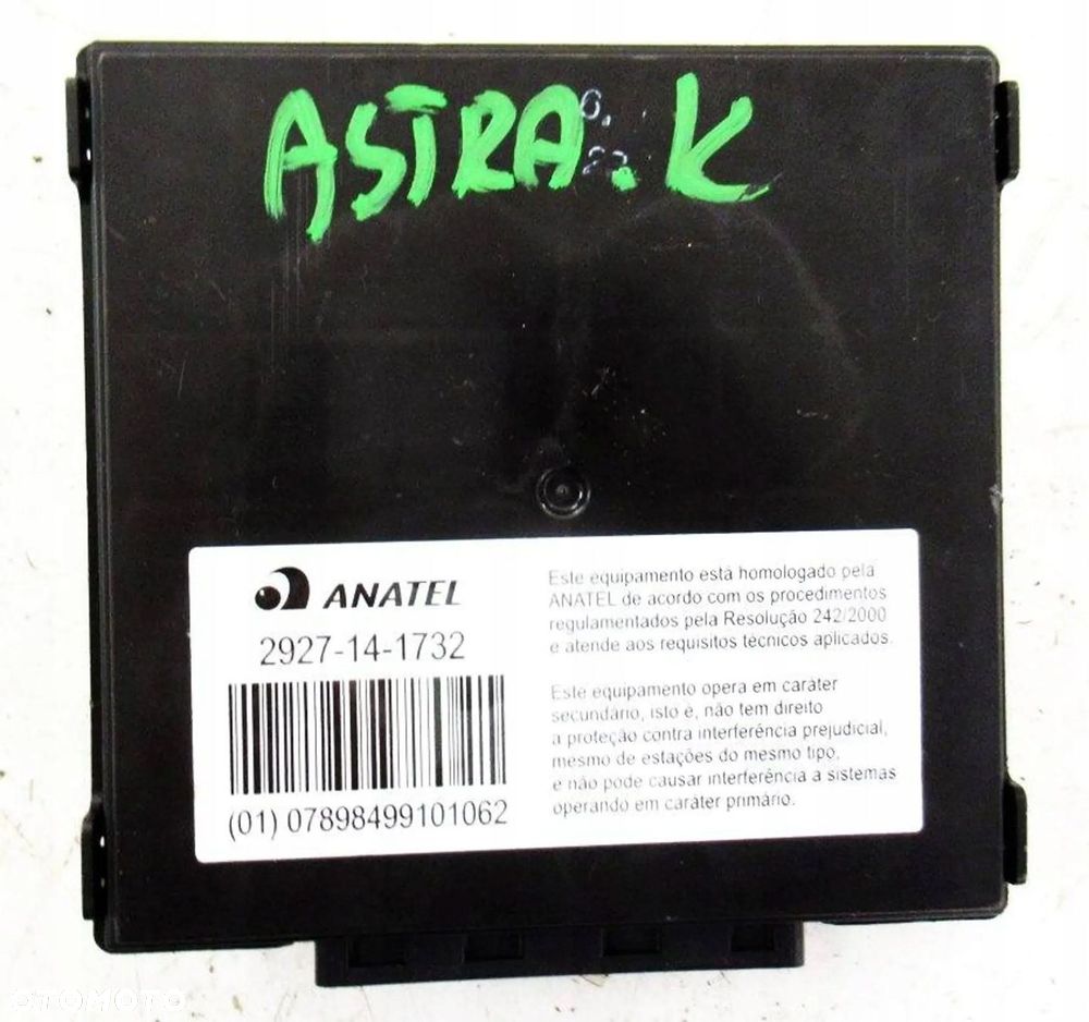 OPEL ASTRA K V MODUŁ STEROWNIK KEYLESS 13508008 - 1