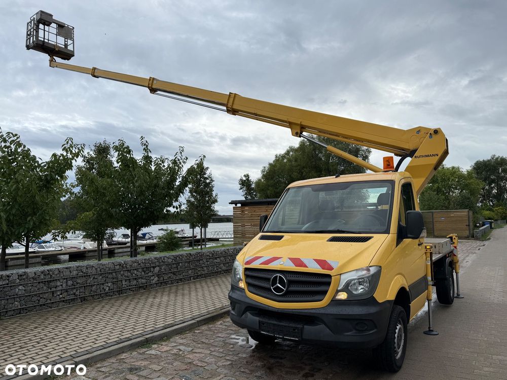 Mercedes-Benz Podnośnik Koszowy Zwyżka Ruthmann TB220 22 metry 14 w Bok Udt jak Wumag Multitel Gsr - 16