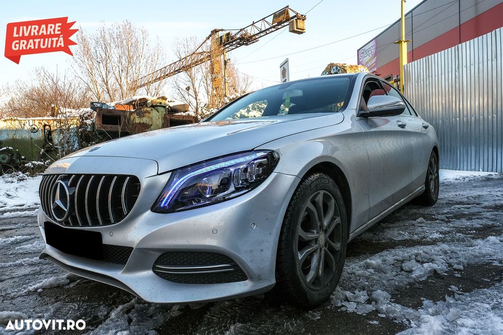 Difuzor Bara Spate cu Ornamente tobe Mercedes C-Class W205 S205 (2014-2020) C63 De- livrare gratuita - 25