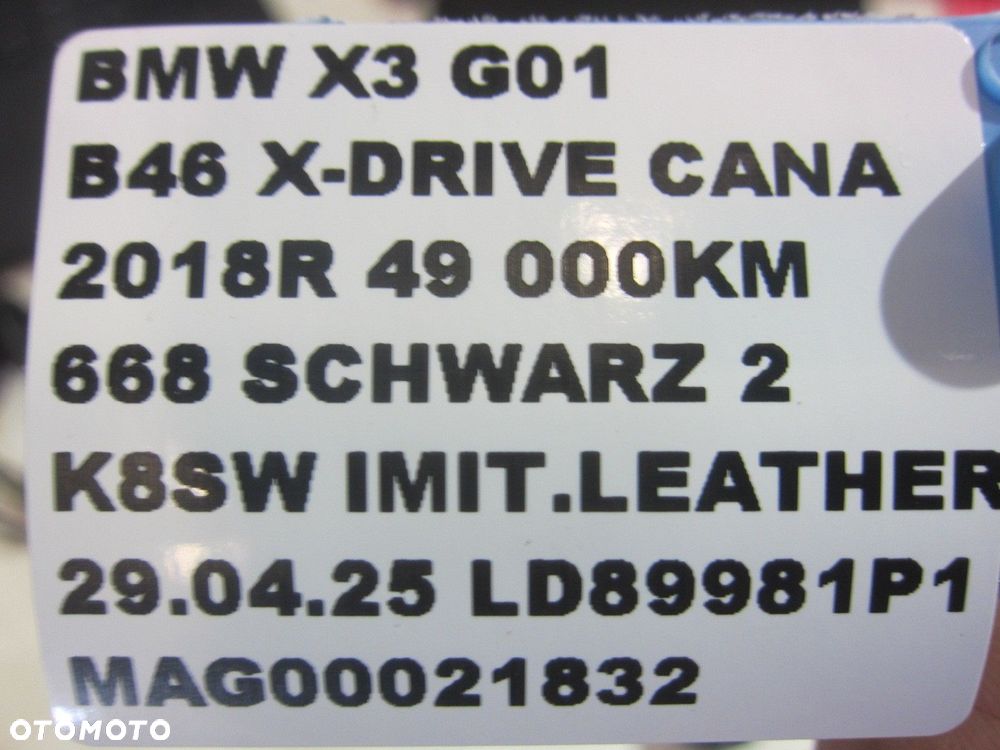 BMW X3 B46 G01 F20 F30 13718601683 8601683 PRZEWÓD POWIETRZA DOŁADOWANIA - 11