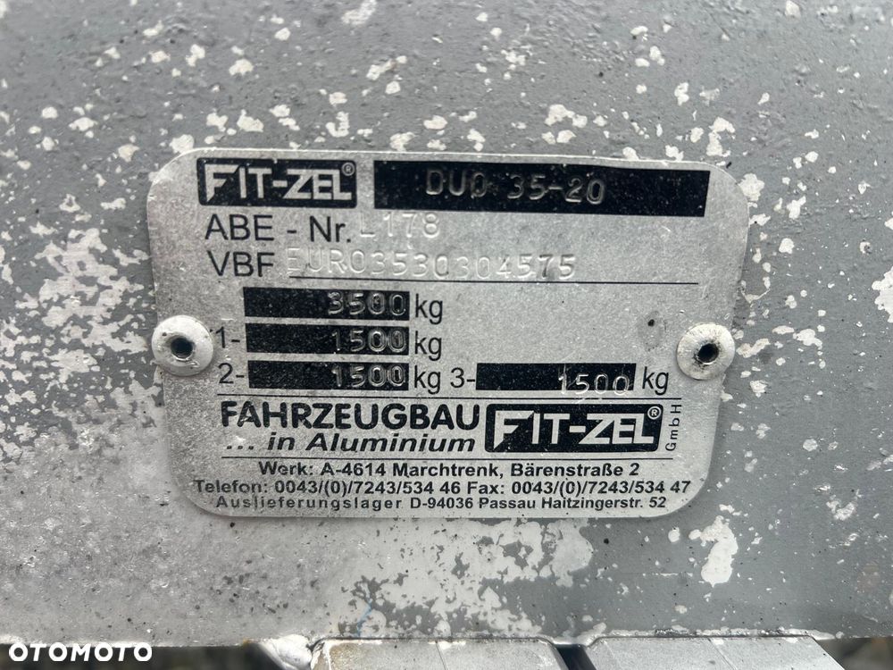Fitzel Fitzel Laweta przyczepa podwójna - 6
