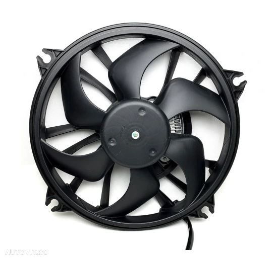 GMV radiator electroventilator Peugeot 407, 2004-2011, Citroen C5 (RD/TD), 2008-, motor 1.6 HDI, 2.0 HDI, diesel, 1.8, 2.0, benzina, (2 +3) pini - 1