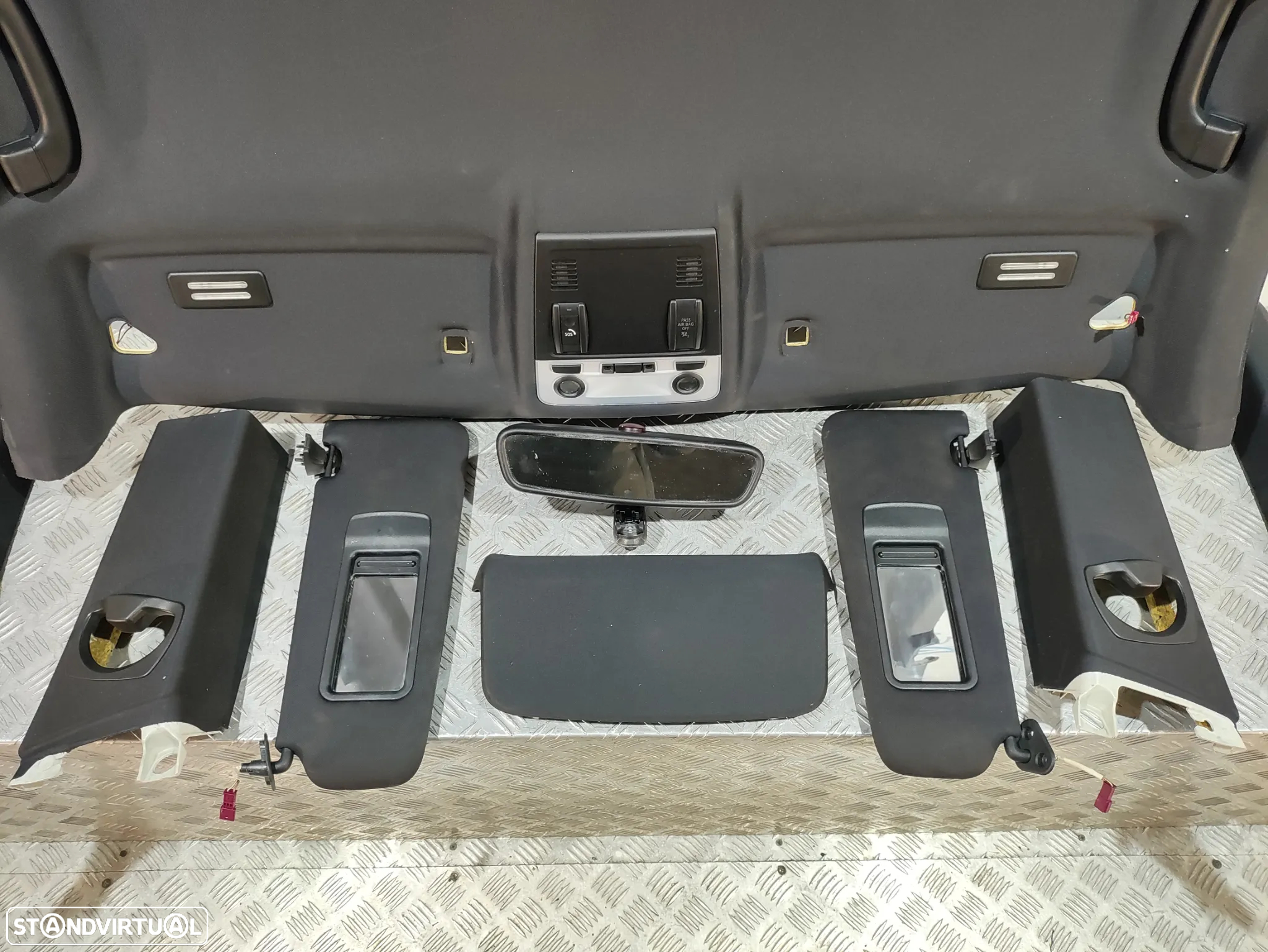 KIT INTERIOR TECTO TEJADILHO FORRO CUPULA TETO ORIGINAL BMW SERIE 3 E92 COUPE PACK M - 7