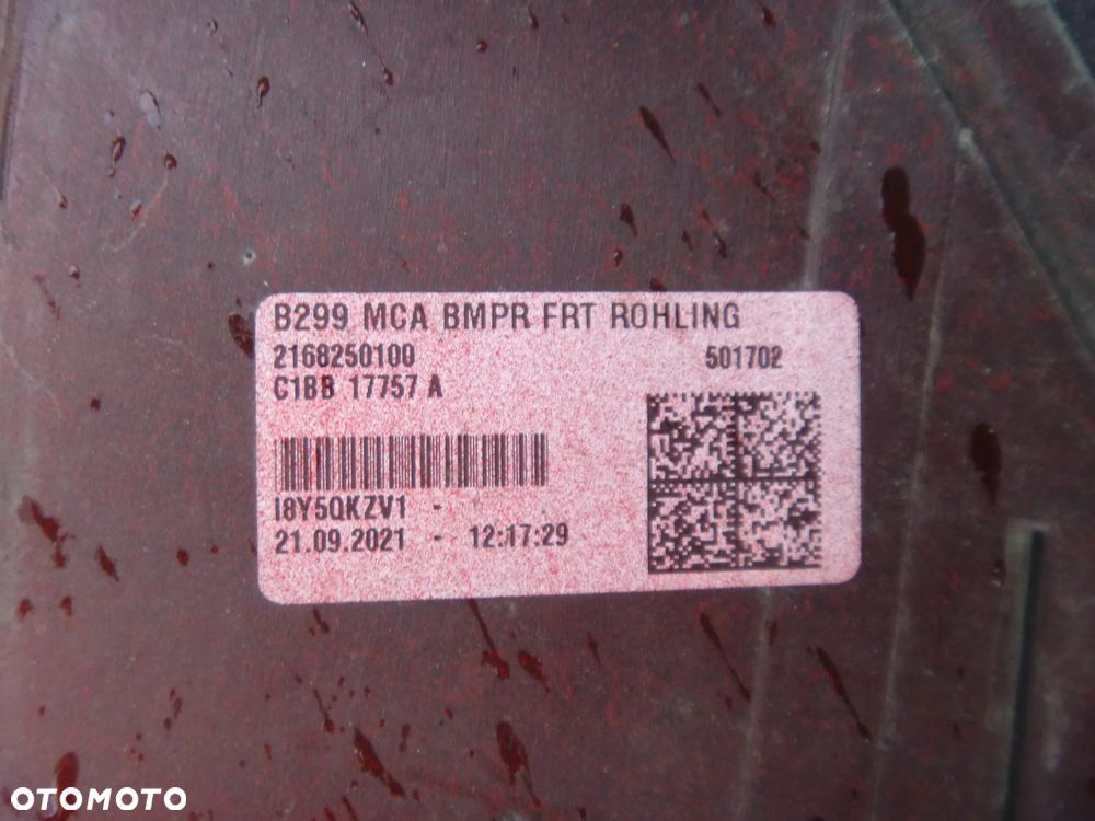 FORD FIESTA MK7 LIFT ZDERZAK ATRAPA KRATKI ORYGINAŁ C1BB-17757-A ŁADNY - 5