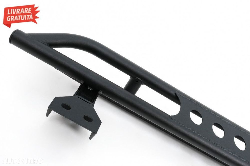 Praguri trepte laterale Jeep Wrangler JL (2018-Up) 4 Usi Otel - 8