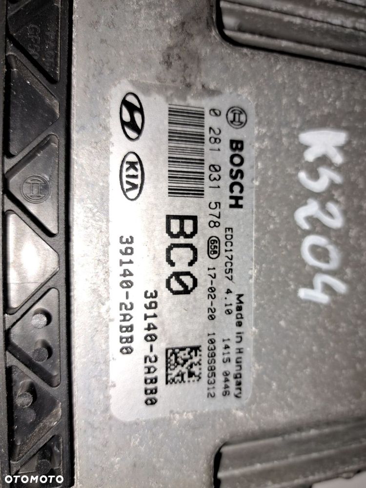 HYUNDAI I30 MK3 KOMPUTER STEROWNIK 39140-2ABB0 - 2