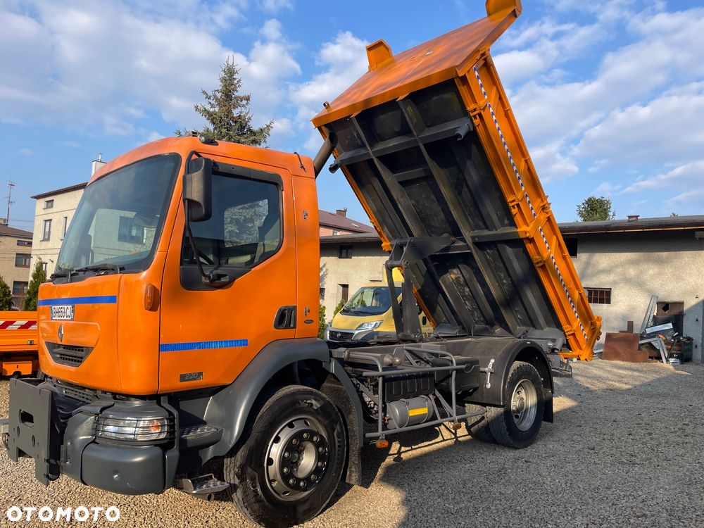 Renault Midlum. M 220.13  KERAX PREMIUM Stan !!!! Pługo-Piaskarka - 1