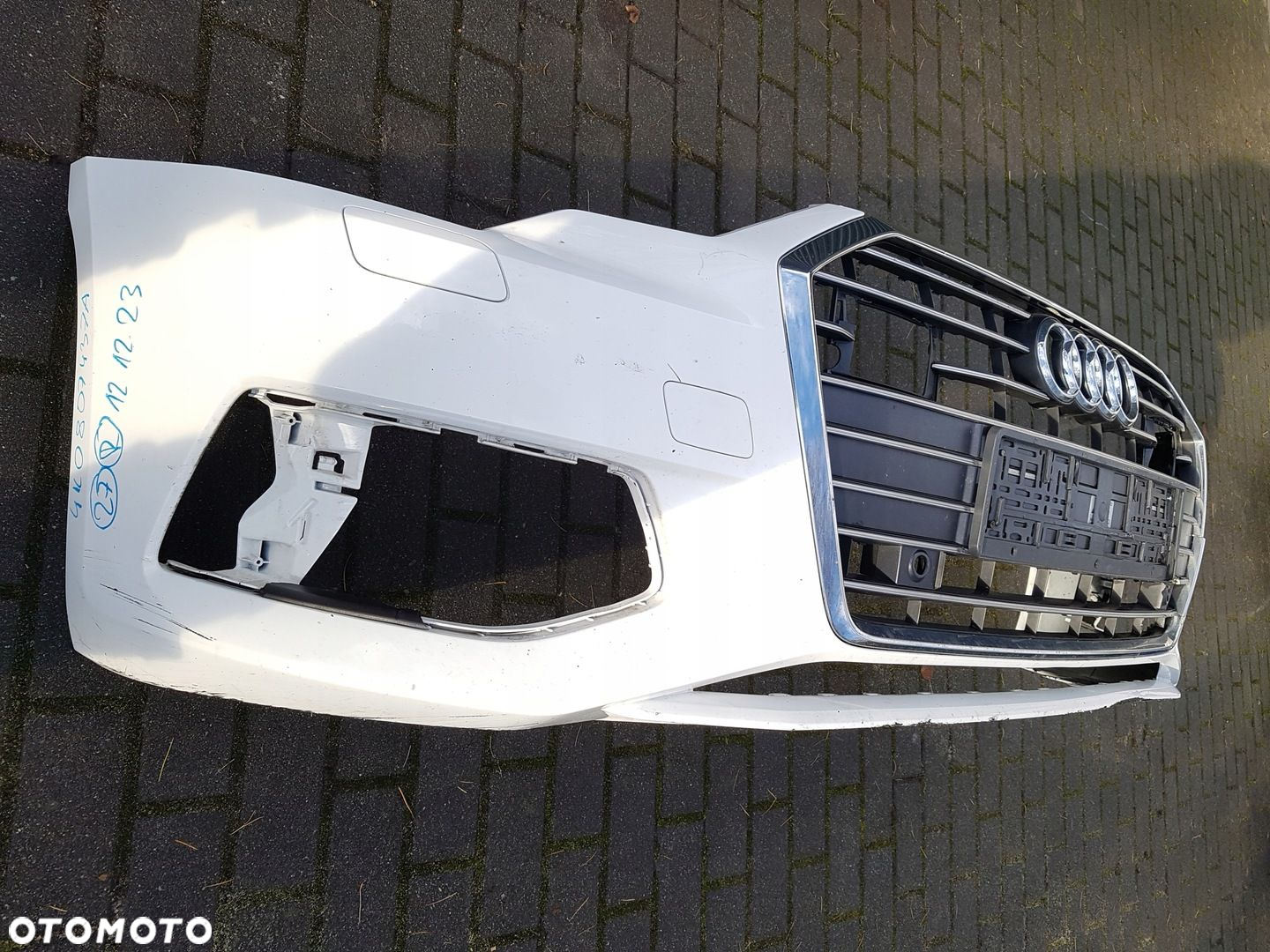 AUDI A6 C7 zderzak przód grill 4K0807437A - 2